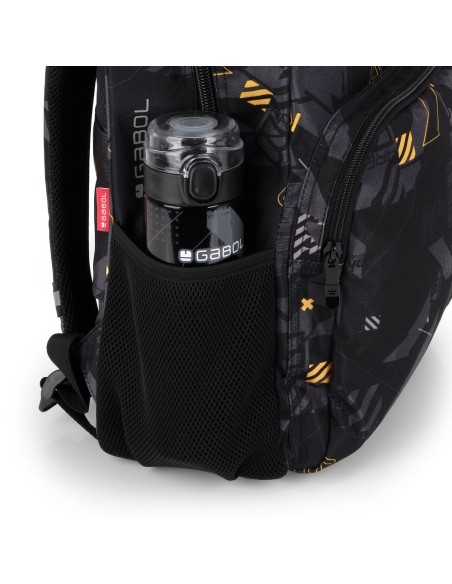 Botella Acero Inox. Infantil Gabol Byte Negro Botella Ace...