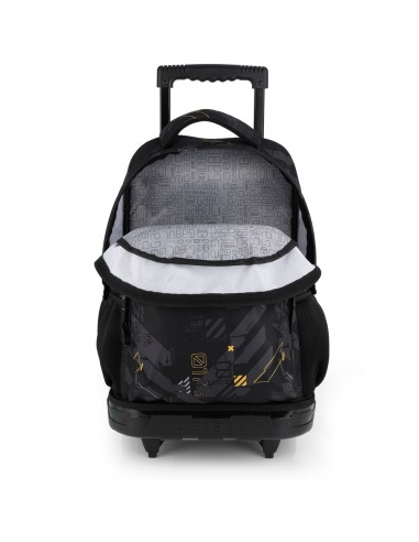 Mochila 2 Ruedas Carro Fijo Gabol Byte Negro Mochilas con...