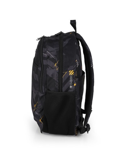 Mochila Escolar Adaptable Gabol Byte Negro Mochilas Escol...