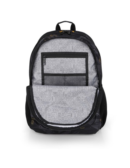 Mochila Escolar Adaptable Gabol Byte Negro Mochilas Escol...