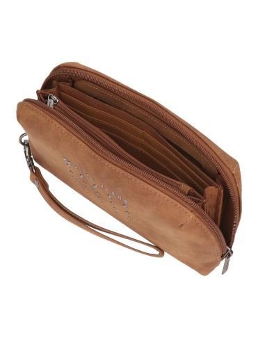 7754133 CARTERA DE MANO PJL HOLLY MARRON