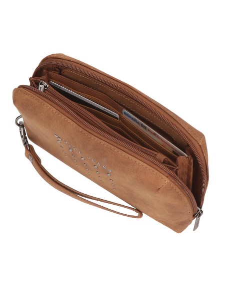 7754133 CARTERA DE MANO PJL HOLLY MARRON 7754133 CARTERA DE MANO PJL HOLLY MARRON