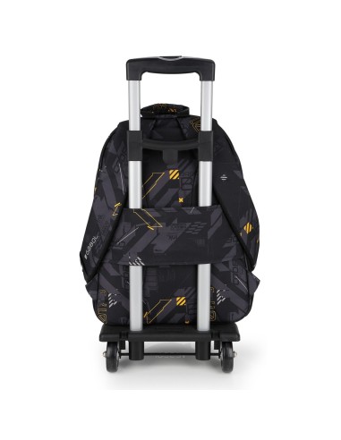Mochila Escolar Adaptable Gabol Byte Negro Mochilas Escol...