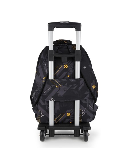 Mochila Escolar Adaptable Gabol Byte Negro Mochilas Escol...