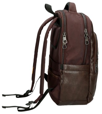 7812332 MOCHILA PORTAORDENADOR 2C.PJL HORLEY MARRON 2