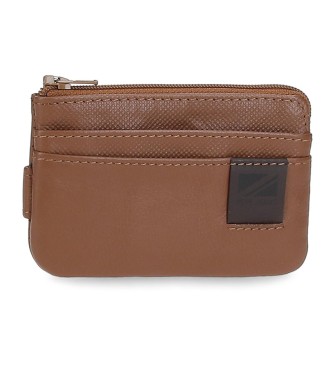 7850332 MONEDERO - TARJETERO PJL TOPPER MARRON