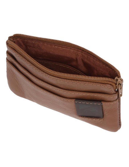 7850332 MONEDERO - TARJETERO PJL TOPPER MARRON 7850332 MONEDERO - TARJETERO PJL TOPPER MARRON