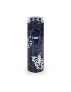 Botella Acero Inox. Infantil Gabol Dash Azul Marino Botel...