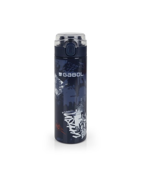 Botella Acero Inox. Infantil Gabol Dash Azul Marino Botel...