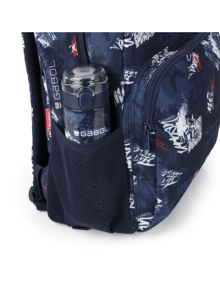 Botella Acero Inox. Infantil Gabol Dash Azul Marino Botel...