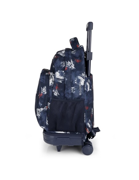 Mochila 2 Ruedas Carro Fijo Gabol Dash Azul Marino Mochil...