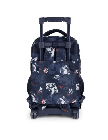 Mochila 2 Ruedas Carro Fijo Gabol Dash Azul Marino Mochil...