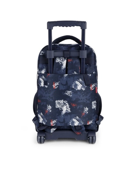 Mochila 2 Ruedas Carro Fijo Gabol Dash Azul Marino Mochil...
