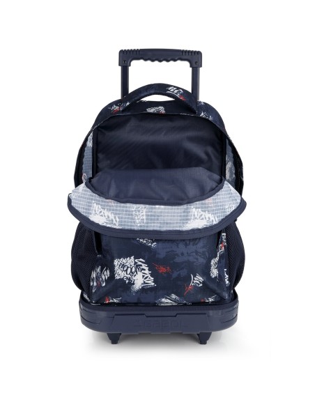 Mochila 2 Ruedas Carro Fijo Gabol Dash Azul Marino Mochil...
