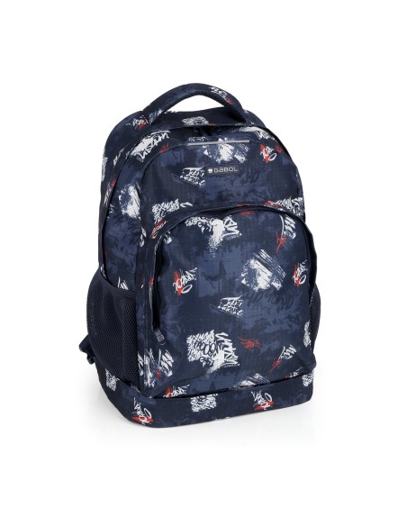 Mochila 2 Ruedas Carro Fijo Gabol Dash Azul Marino Mochil...