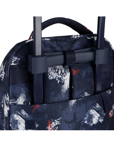 Mochila 2 Ruedas Carro Fijo Gabol Dash Azul Marino Mochil...