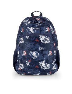 Mochila Escolar Adaptable Gabol Dash Azul Marino Mochilas...