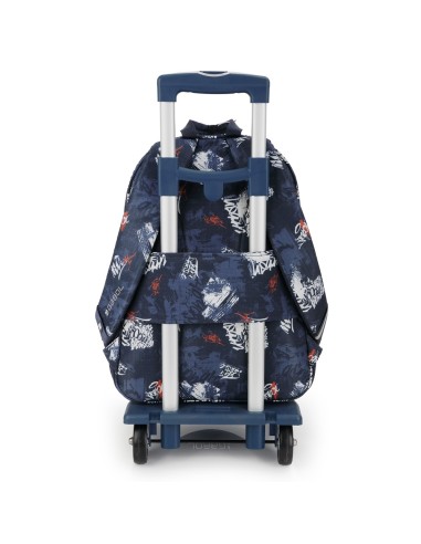 Mochila Escolar Adaptable Gabol Dash Azul Marino Mochilas...