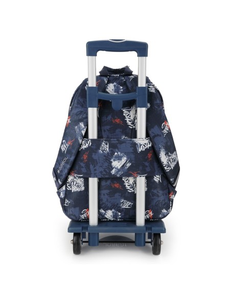Mochila Escolar Adaptable Gabol Dash Azul Marino Mochilas...