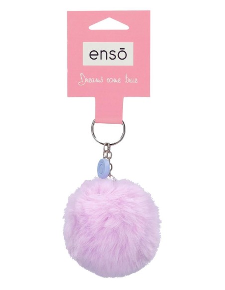 96102A3 LLAVERO POMPÓN LILA 96102A3 LLAVERO POMPÓN LILA