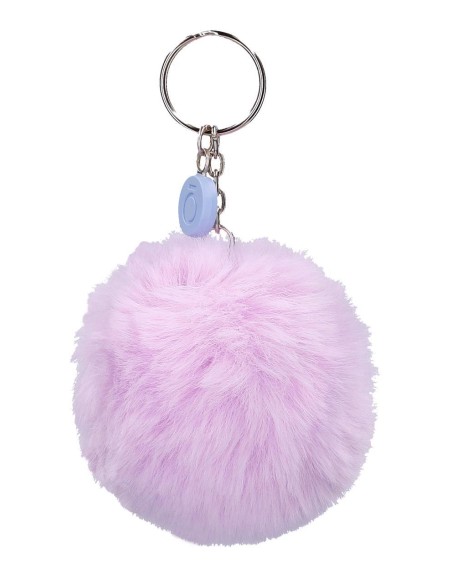 96102A3 LLAVERO POMPÓN LILA 96102A3 LLAVERO POMPÓN LILA