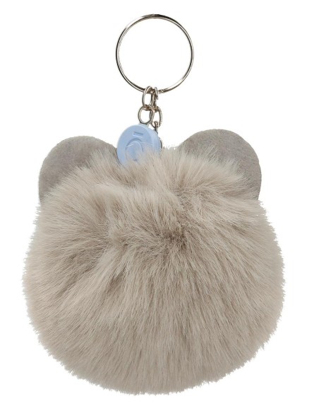 9610227 LLAVERO POMPÓN GRIS 9610227 LLAVERO POMPÓN GRIS