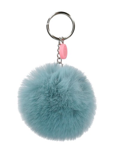 96102A4 LLAVERO POMPÓN AZUL OSCURO