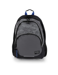 Mochila Tres Compartimentos Escolar Gabol Soul Negro Moch...