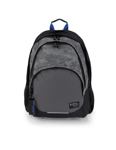 Mochila Tres Compartimentos Escolar Gabol Soul Negro Moch...