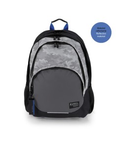 Mochila Tres Compartimentos Escolar Gabol Soul Negro Moch... 2