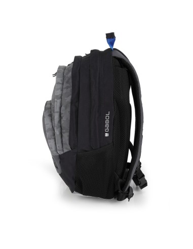 Mochila Tres Compartimentos Escolar Gabol Soul Negro Moch...