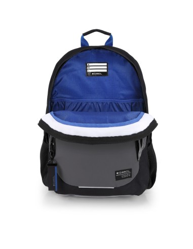 Mochila Tres Compartimentos Escolar Gabol Soul Negro Moch...