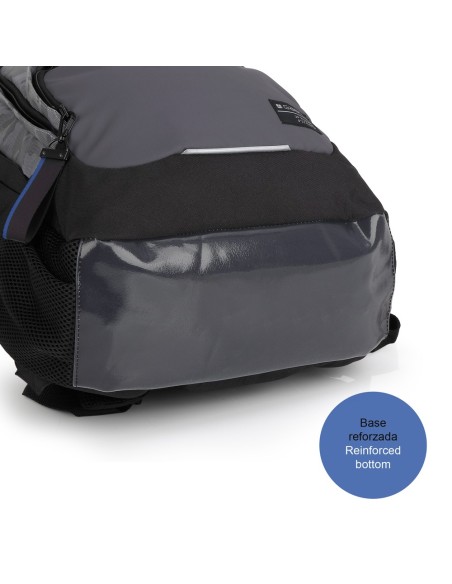 Mochila Tres Compartimentos Escolar Gabol Soul Negro Moch...