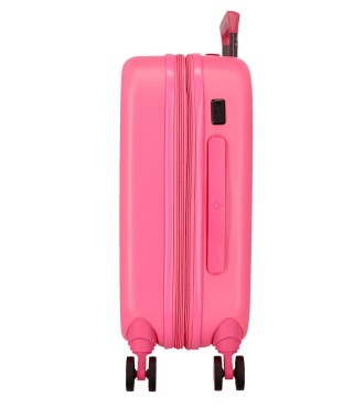 9628625 TROLLEY ABS 55CM.C/EXP. 4R. ENSO ANNIE FUCSIA 2