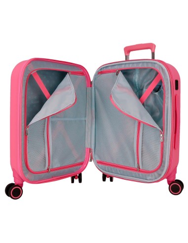 9628625 TROLLEY ABS 55CM.C/EXP. 4R. ENSO ANNIE FUCSIA