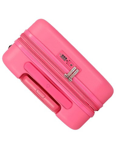 9628625 TROLLEY ABS 55CM.C/EXP. 4R. ENSO ANNIE FUCSIA
