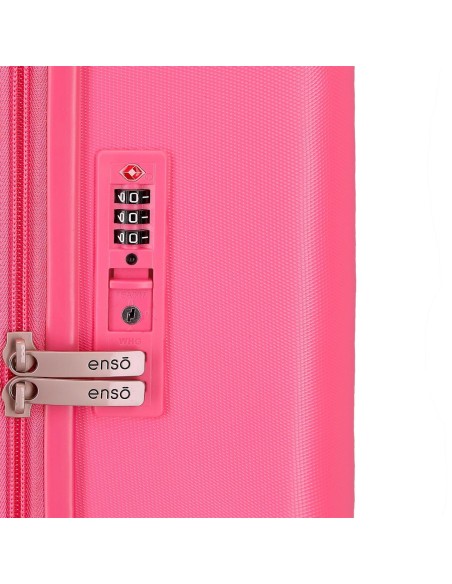 9629125 TROLLEY ABS 55CM.4R.ENSO FUCSIA 9629125 TROLLEY ABS 55CM.4R.ENSO FUCSIA