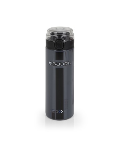 Botella Acero Inox. Infantil Gabol Soul Negro Botella Ace...