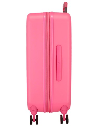 9629525 SET/2 TROLLEY ABS 55-70CM.4R.ENSO ANNIE FUCSIA