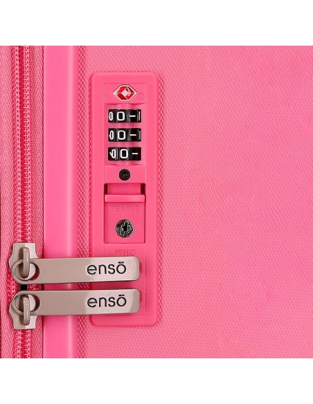 9629525 SET/2 TROLLEY ABS 55-70CM.4R.ENSO ANNIE FUCSIA 9629525 SET/2 TROLLEY ABS 55-70CM.4R.ENSO ANNIE FUCSIA