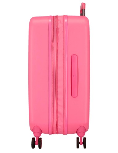 9629525 SET/2 TROLLEY ABS 55-70CM.4R.ENSO ANNIE FUCSIA