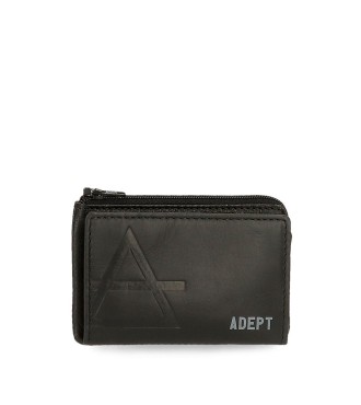8080221 MONEDERO-TARJETERO ADEPT JIM NEGRO