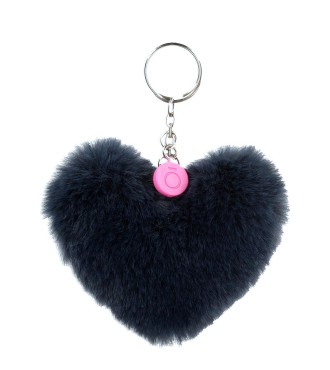 9350221 LLAVERO POMPÓN CORAZON MARINO 2