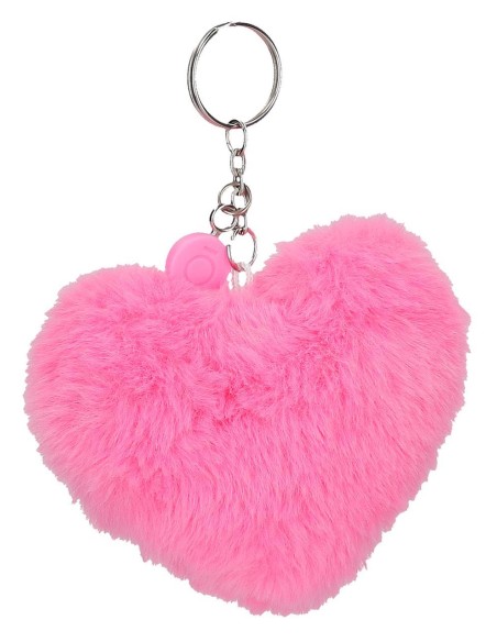 9470229 LLAVERO POMPÓN CORAZON FUCSIA 9470229 LLAVERO POMPÓN CORAZON FUCSIA