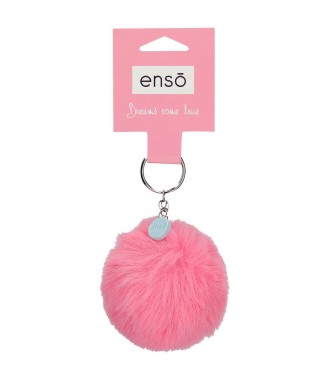 9470225 LLAVERO POMPÓN ROSA