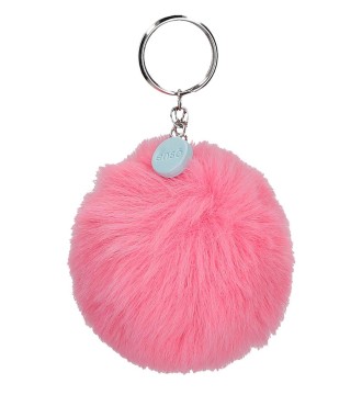 9470225 LLAVERO POMPÓN ROSA 2