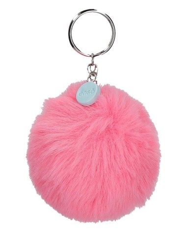 9470225 LLAVERO POMPÓN ROSA