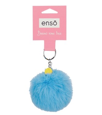 9470228 LLAVERO POMPÓN AZUL