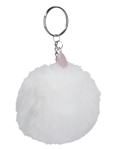 9470224 LLAVERO POMPÓN BLANCO