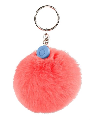 9470227 LLAVERO POMPÓN CORAL
